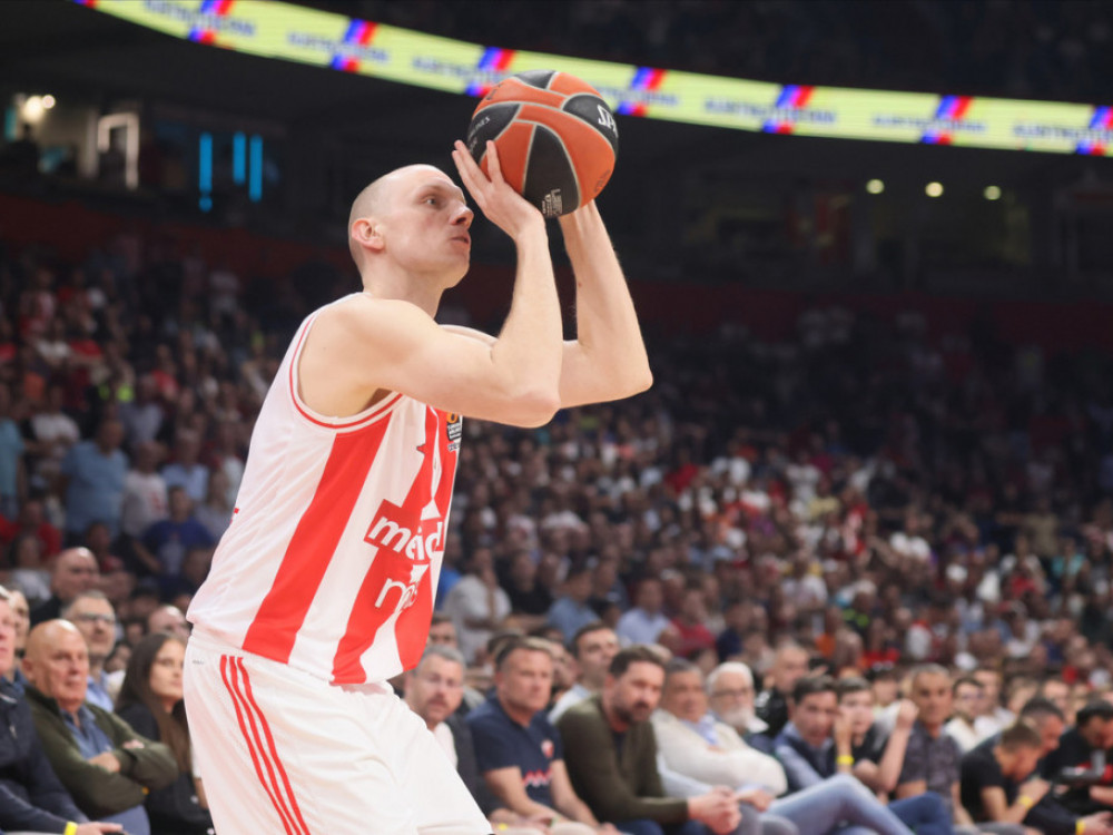 Košarkaš Crvene zvezde Dejan Davidovac